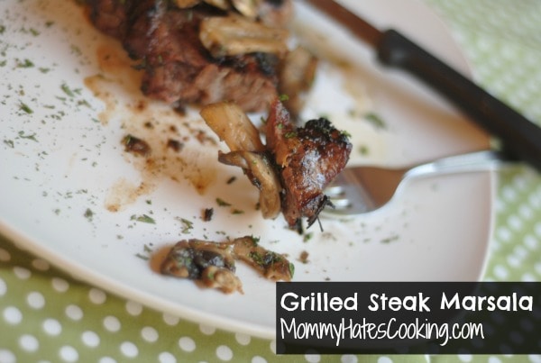 Grilled Steak Marsala