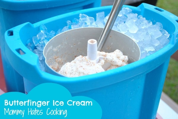 Butterfinger Ice Cream