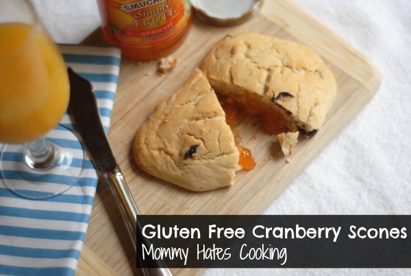 Pamela’s Gluten Free Cranberry Scones