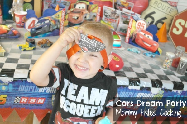 Disney Cars Dream Party Celebration