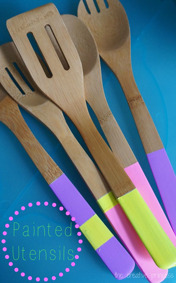 Make Bake Create & Painted Bamboo Utensils