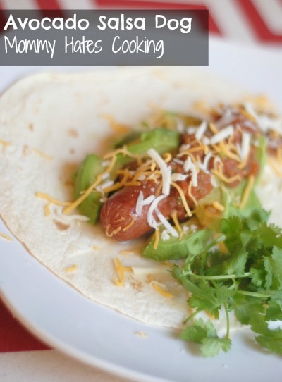 Avocado & Salsa Hot Dogs