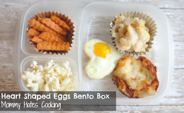 {Back to School Week} Heart Shaped Eggs & Bento Box