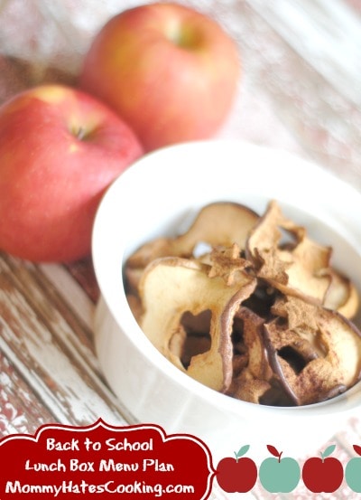 {Make a Snack Pact} Lunch Box Menu Plan