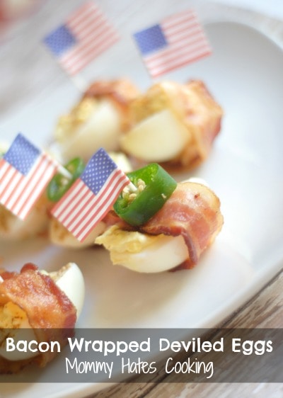 Jalapeño Bacon Wrapped Deviled Eggs