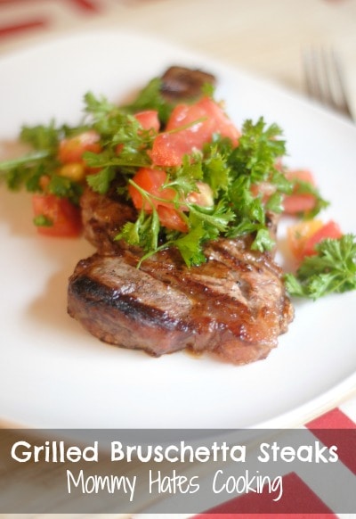 Grilled Bruschetta Steaks