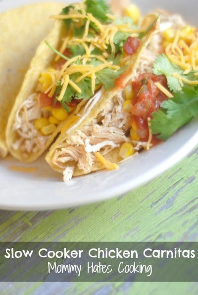 Slow Cooker Chicken Carnitas