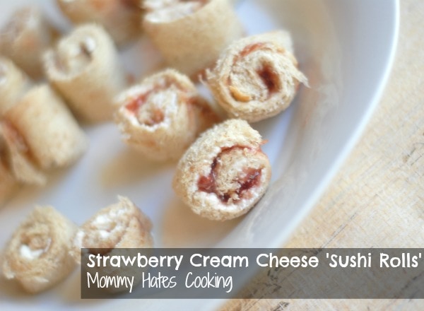 Strawberry-Cream Cheese ‘Sushi Rolls’ & Weelicious Lunches