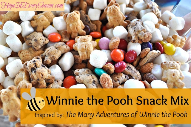 Winnie the Pooh Snack Mix & Make Bake Create