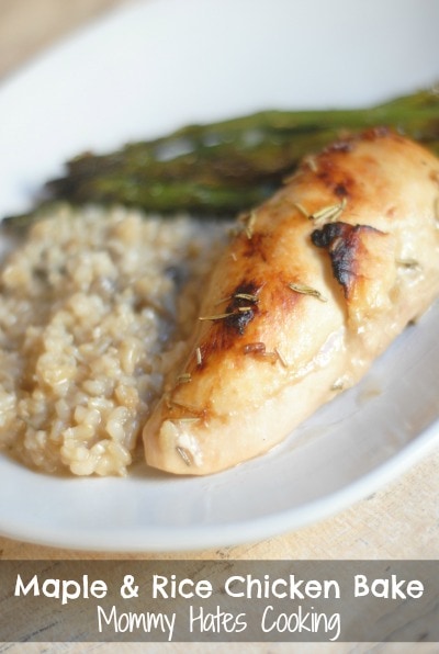 Maple Chicken and Rice Bake