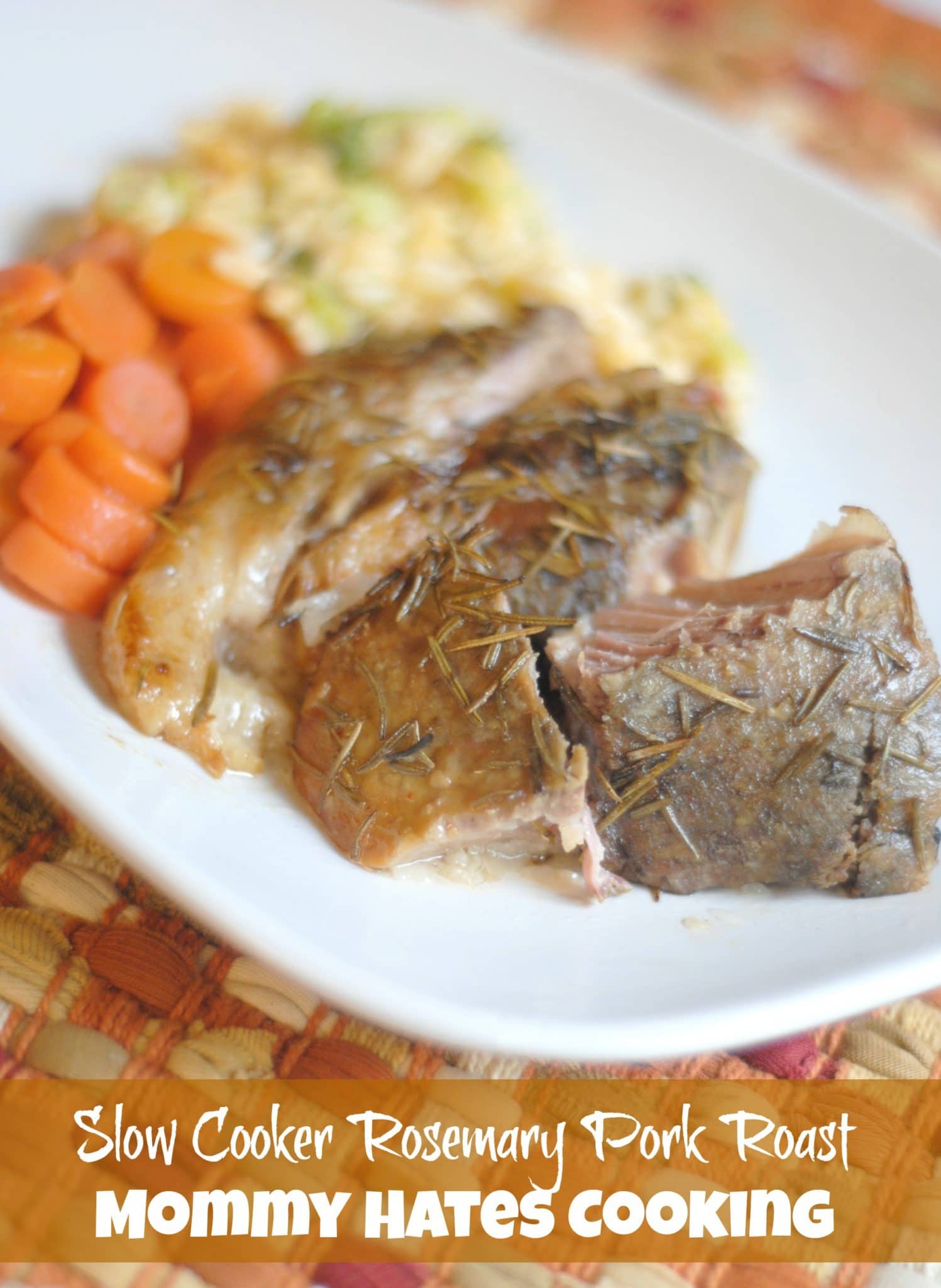 Slow Cooker Rosemary Pork Roast