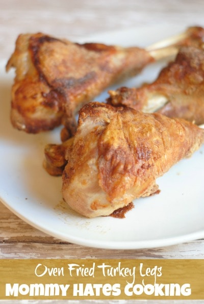 Oven Fried Turkey Legs
