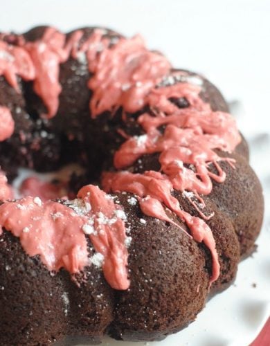 Peppermint Mocha Cake