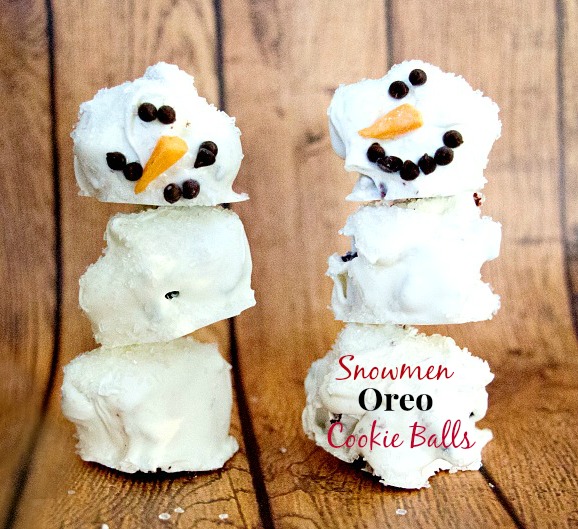Snowmen Oreo Cookie Balls & Make Bake Create