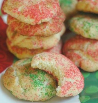 Christmas Snickerdoodle Cookies