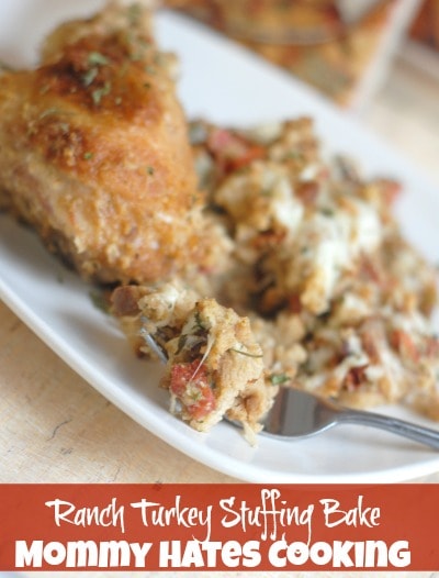 Ranch Turkey Stuffing Bake