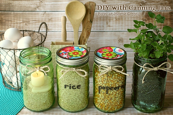 DIY with Canning Jars & Make Bake Create