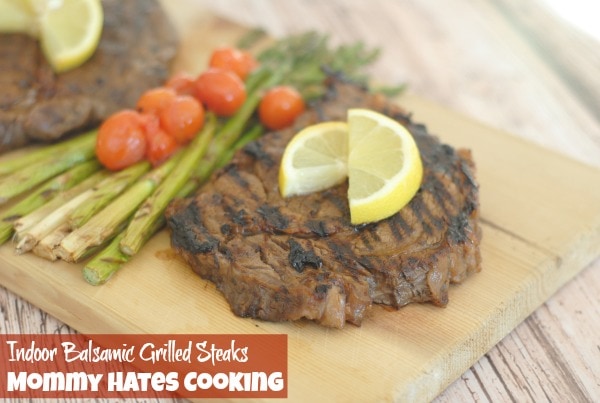 Balsamic Grilled Steaks
