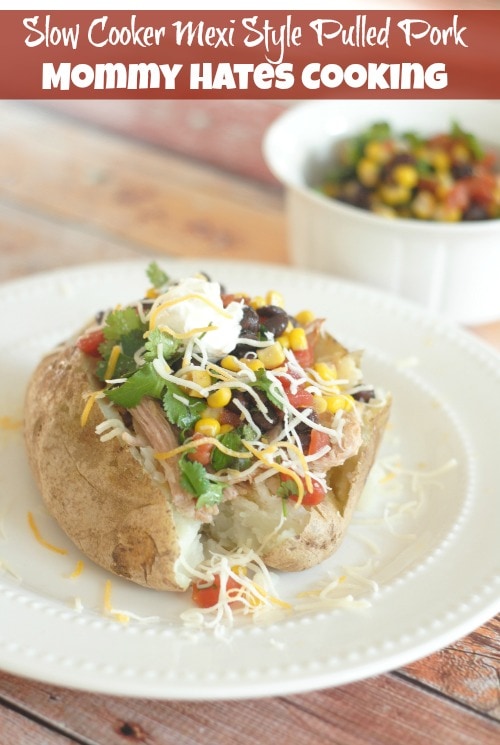 Easy Slow Cooker Mexi Style Pulled Pork