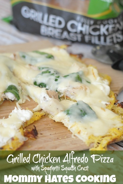 Ad: Grilled Chicken Alfredo Pizza & Spaghetti Squash Crust