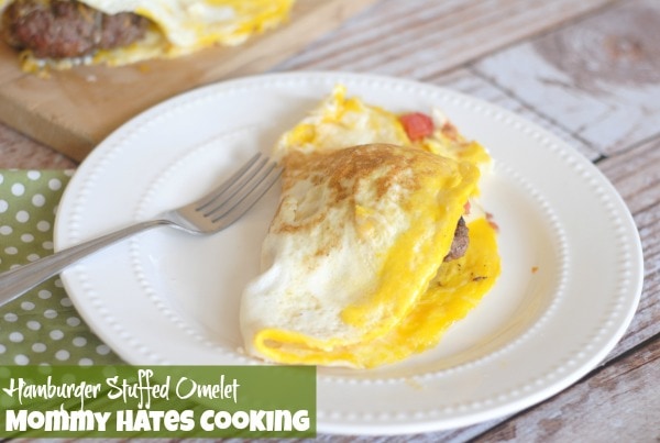 Hamburger Stuffed Omelets