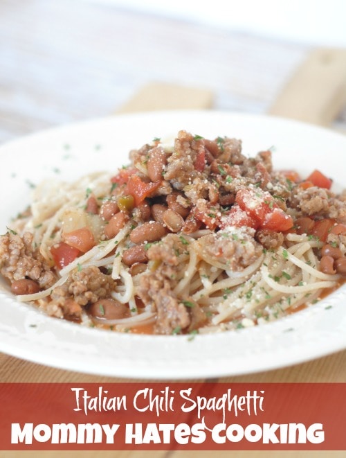 Italian Chili Spaghetti