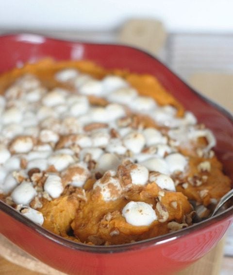 Maple Pecan Sweet Potato Casserole