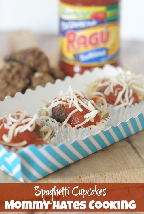 Ragú Spaghetti Cupcakes & Family Dinner Time