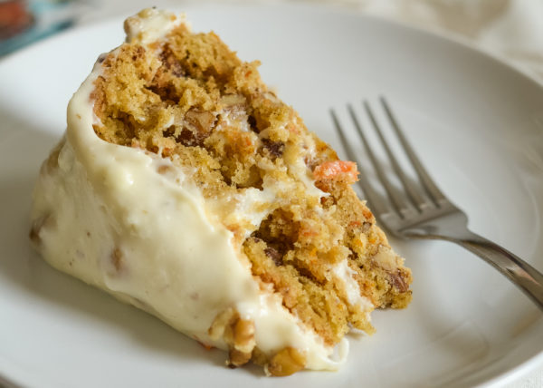 gluten free carrot cake recipe slice
