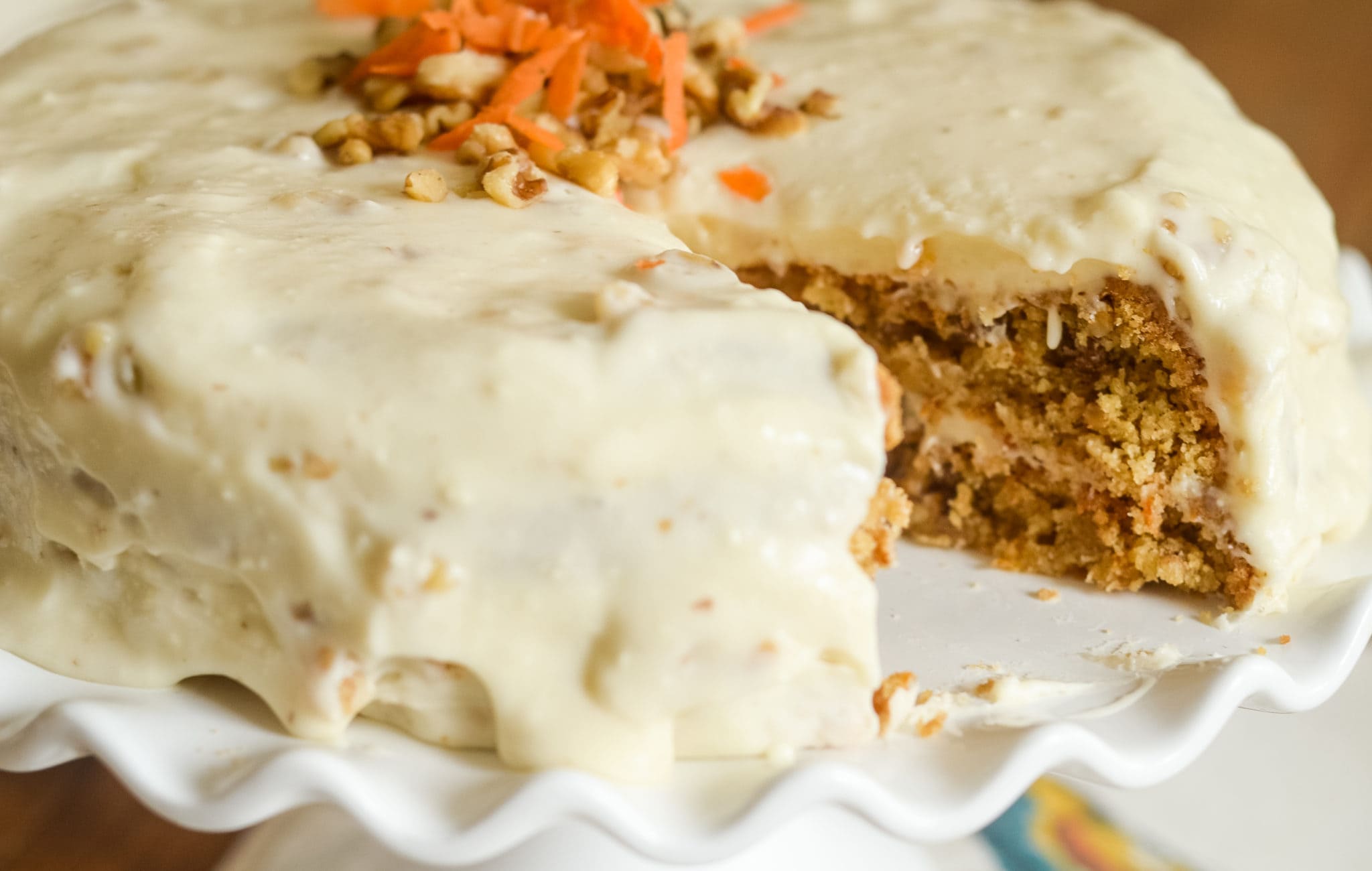 Easy Gluten Free Carrot Cake with Frosting