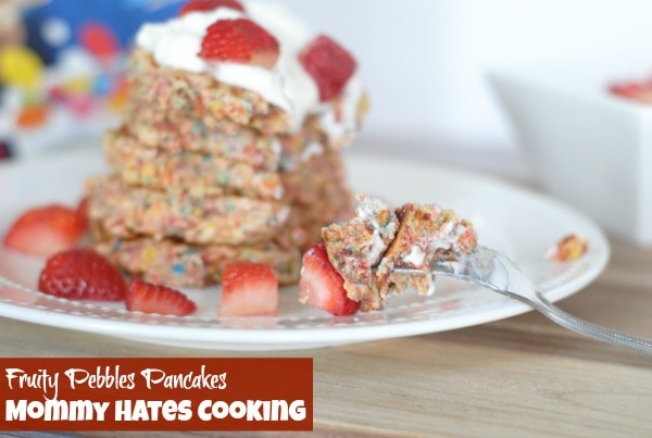 Fruity Pebbles Pancakes