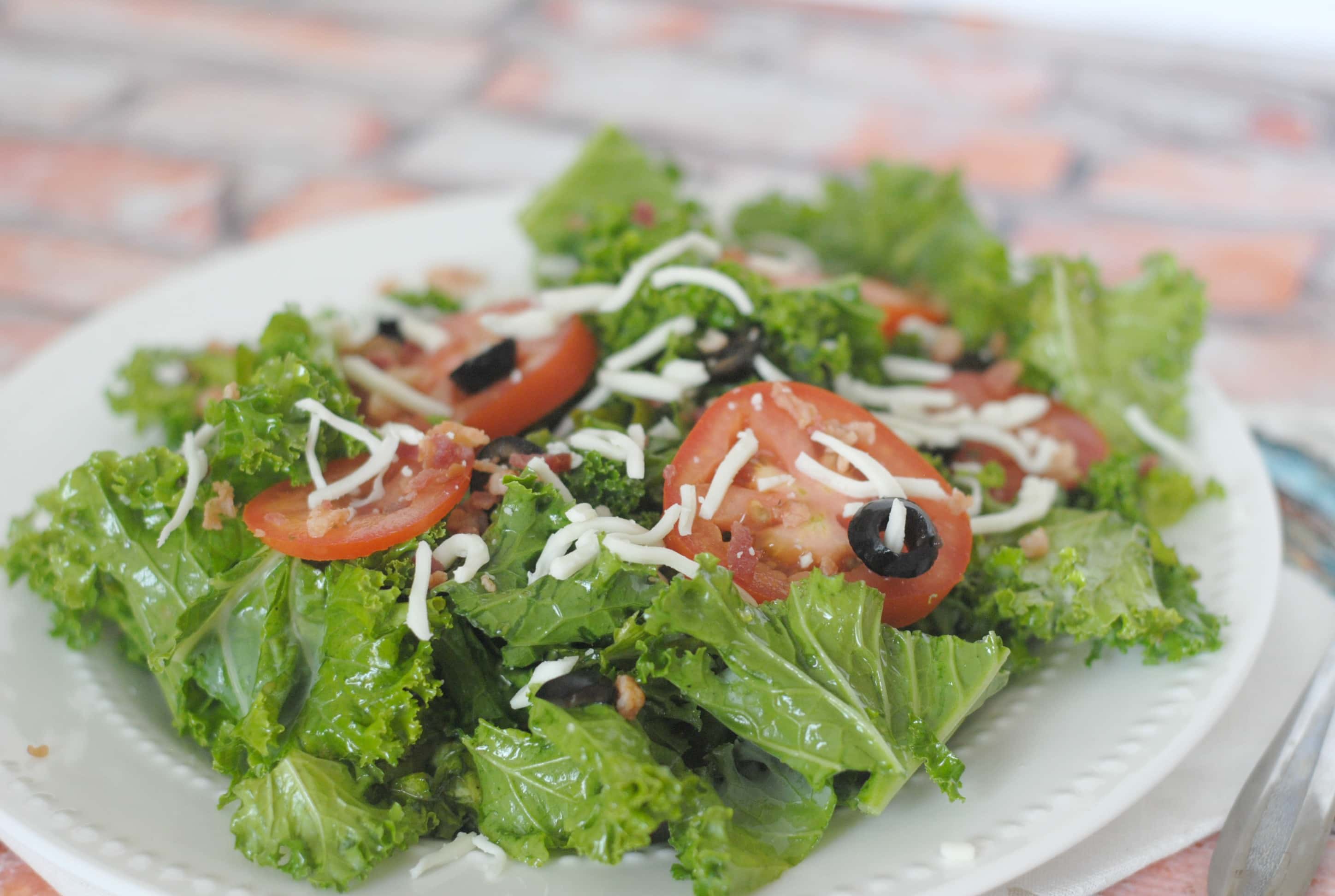 Garlic & Olive Oil Kale Salad