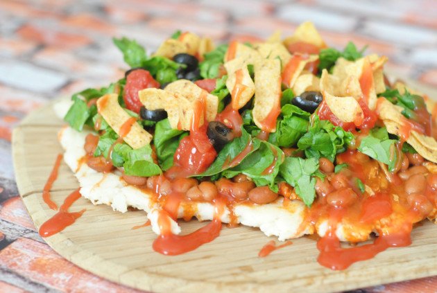 Grilled Chicken Taco Pizza