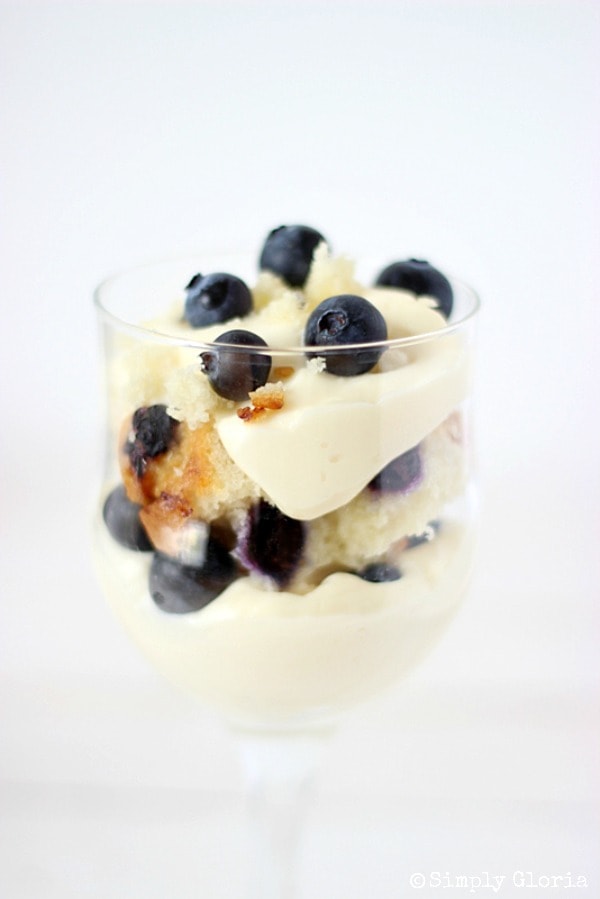 No Bake Blueberry Muffin Cheesecake Trifle & Make Bake Create