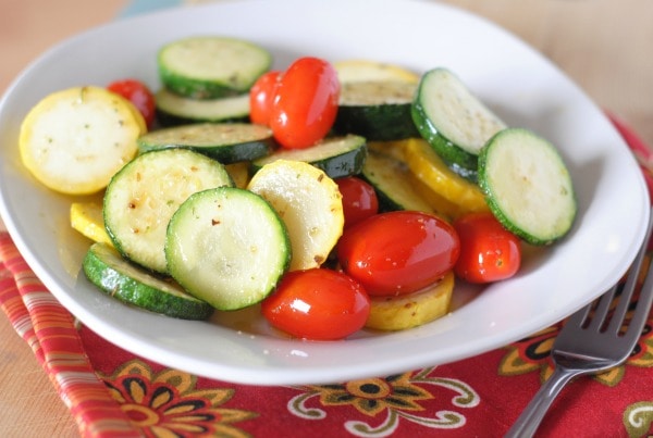 Squash & Tomato Saute