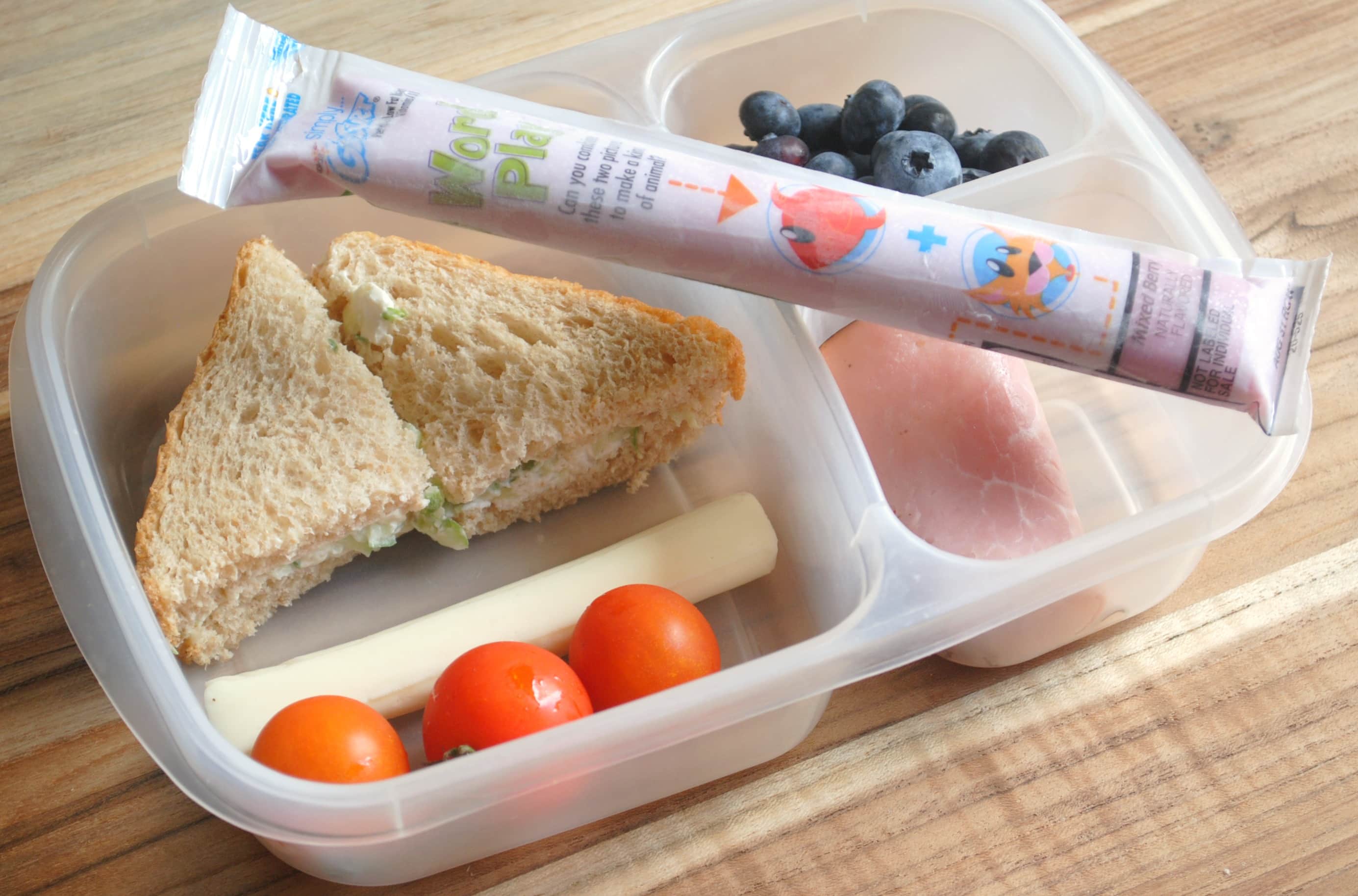 Cucumber Sandwiches Lunchbox Idea