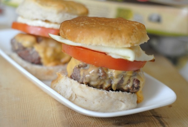 Cheeseburger & Egg Biscuits