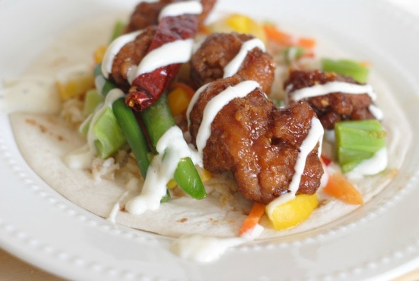 Ad: Game Time with General Tso Wings Tostadas