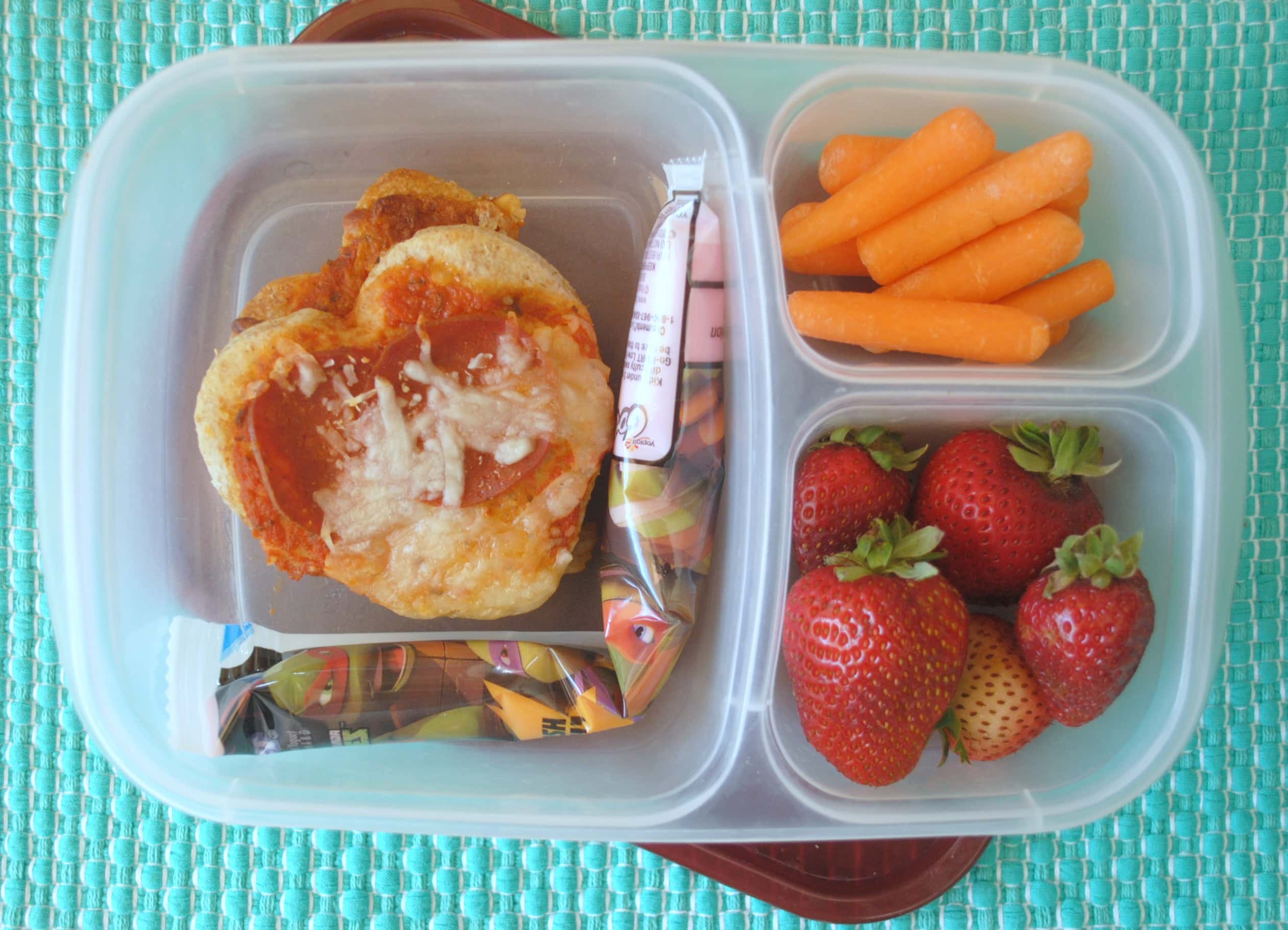 {Lunchbox Idea} Heart Shaped Pizza