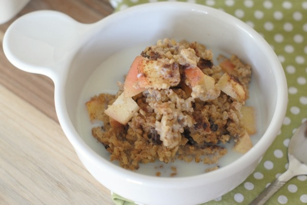 Baked Apple Cinnamon Steel Cut Oats