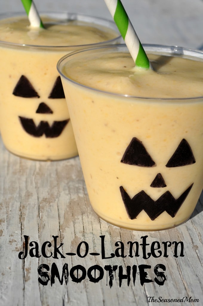 Jack-O-Lantern Smoothies & Make Bake Create