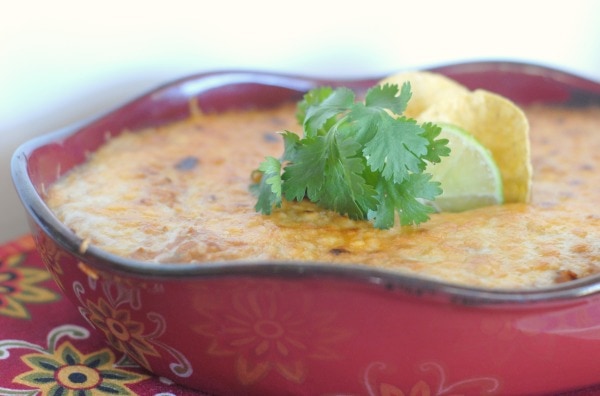 Spicy Broiled Bean Dip
