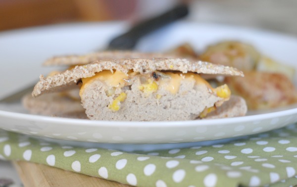 Chicken & Corn Burgers