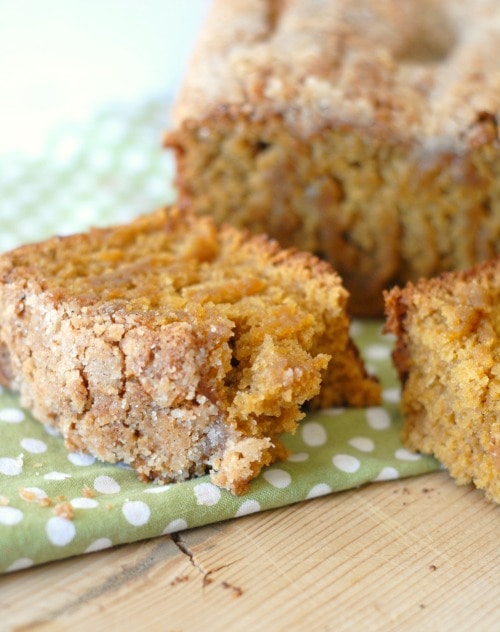 Crumb Topped Pumpkin Bread