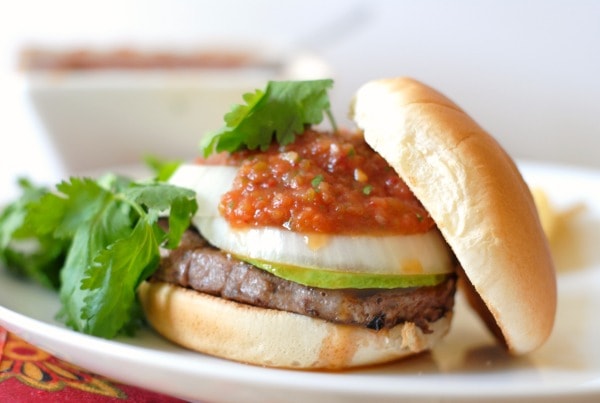Spicy Salsa Burgers
