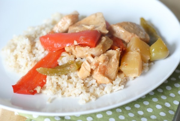 Slow Cooker Sweet N' Sour Chicken