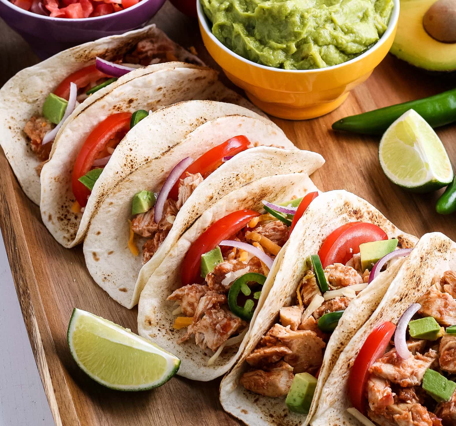 Gluten-Free Slow Cooker Chicken Tacos Freezer Meal