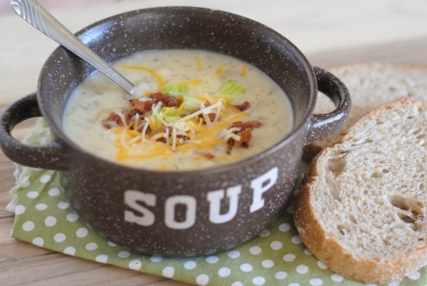 Loaded Mashed Potato Soup
