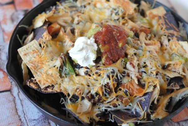 Layered Skillet Nachos
