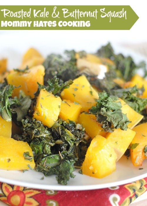 Roasted Kale & Butternut Squash
